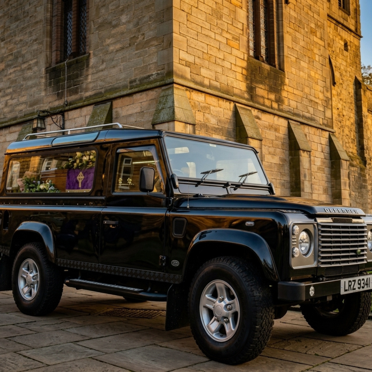 Land rover hearse